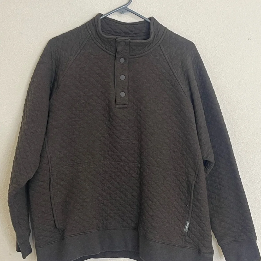 Men's Eddie Bauer Quilted Sweater - Size XL - Excellent Condition